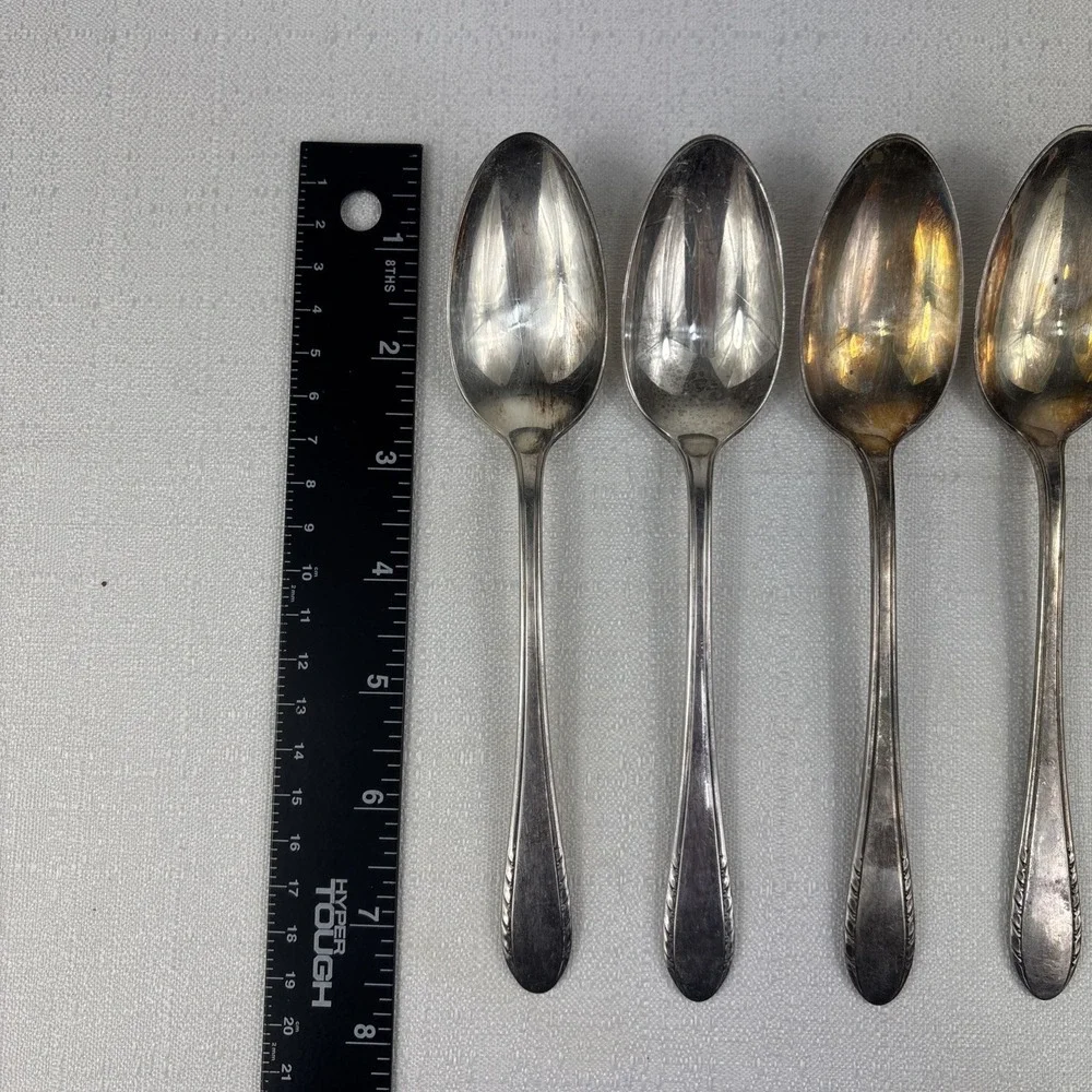 Vintage International Holmes‎ & Edwards FIRST LADY Dinner Soup Spoons Set Of 6